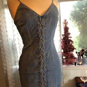 Fashion Nova denim dress 💙